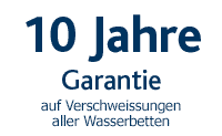 SILWApronto Wasserbett 10 jahre garantie verschweissung - SILWApronto Wasserbett