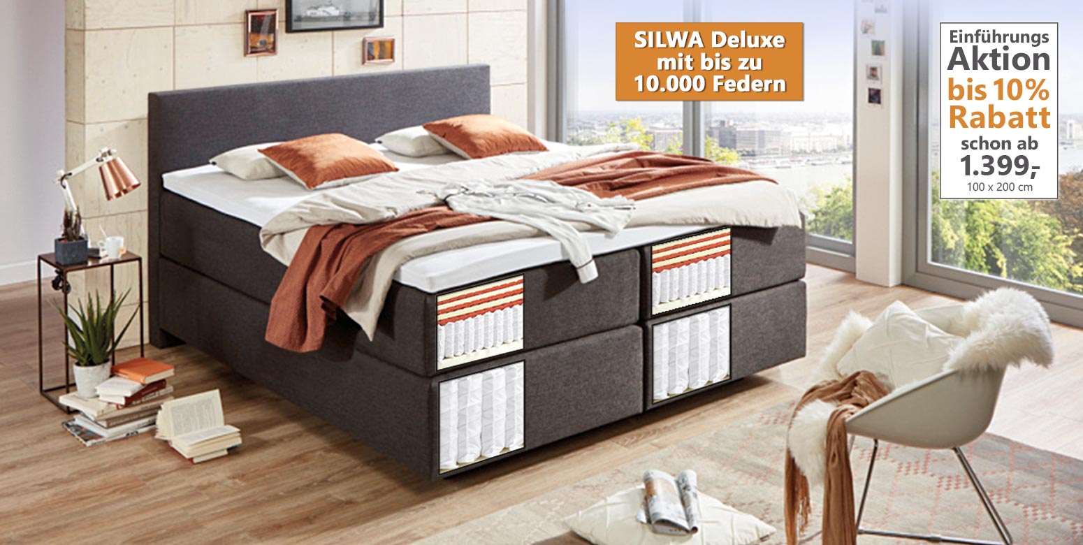 Boxspringbett Silwa Deluxe