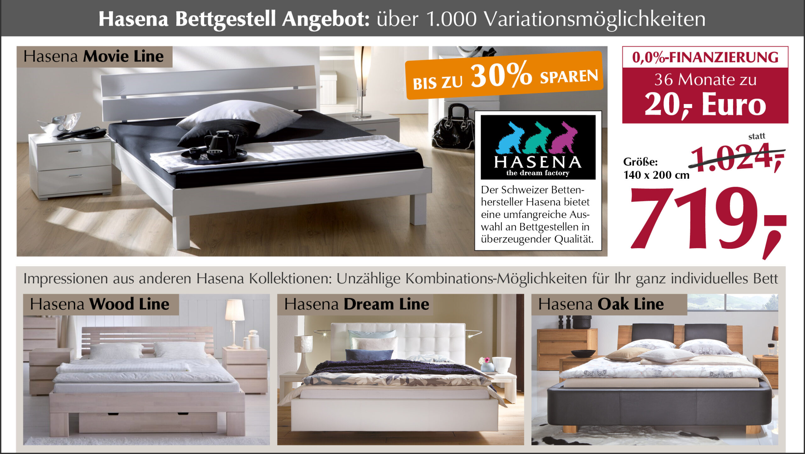 Aktionstage Bettgestelle