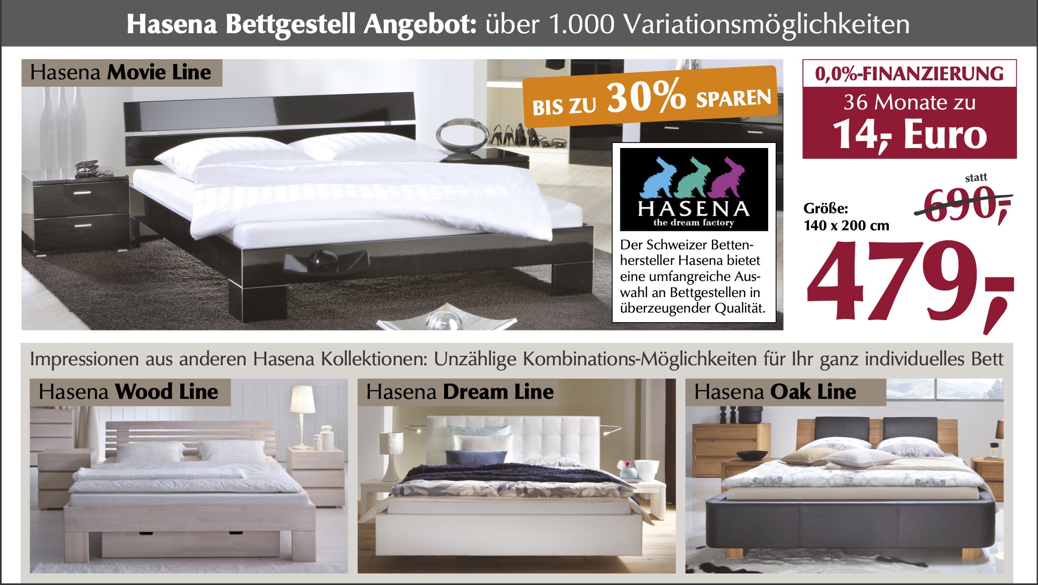 Aktionstage Bettgestelle