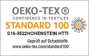 Oeko-tex Standard 100 S16-3522 Hohenstein HTTI