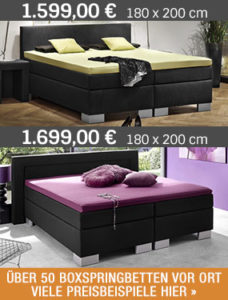 Boxspringbetten Angebote