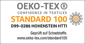 OEKO-TEX Standard 100 label D99-0286