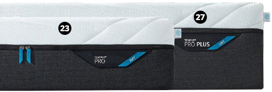 Tempur Pro coolquilt Matratzenhöhe